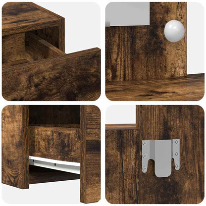 vidaXL Dressing Table Brown 83 x 40 x 70 cm Engineered Wood