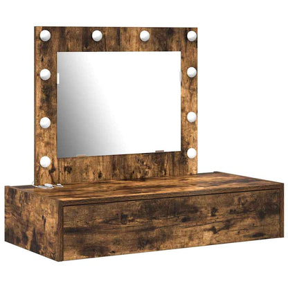 vidaXL Dressing Table Brown 83 x 40 x 70 cm Engineered Wood