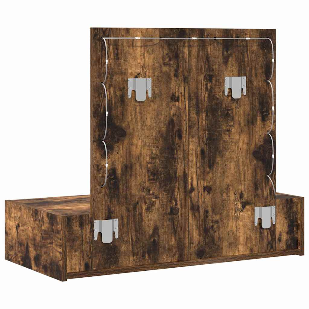 vidaXL Dressing Table Brown 83 x 40 x 70 cm Engineered Wood