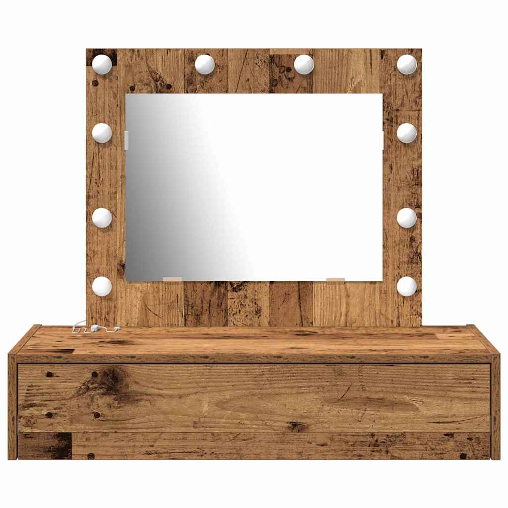 vidaXL Dressing Table Brown 83 x 40 x 70 cm Engineered Wood