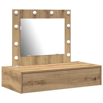vidaXL Dressing Table Brown 83 x 40 x 70 cm Engineered Wood
