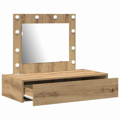 vidaXL Dressing Table Brown 83 x 40 x 70 cm Engineered Wood