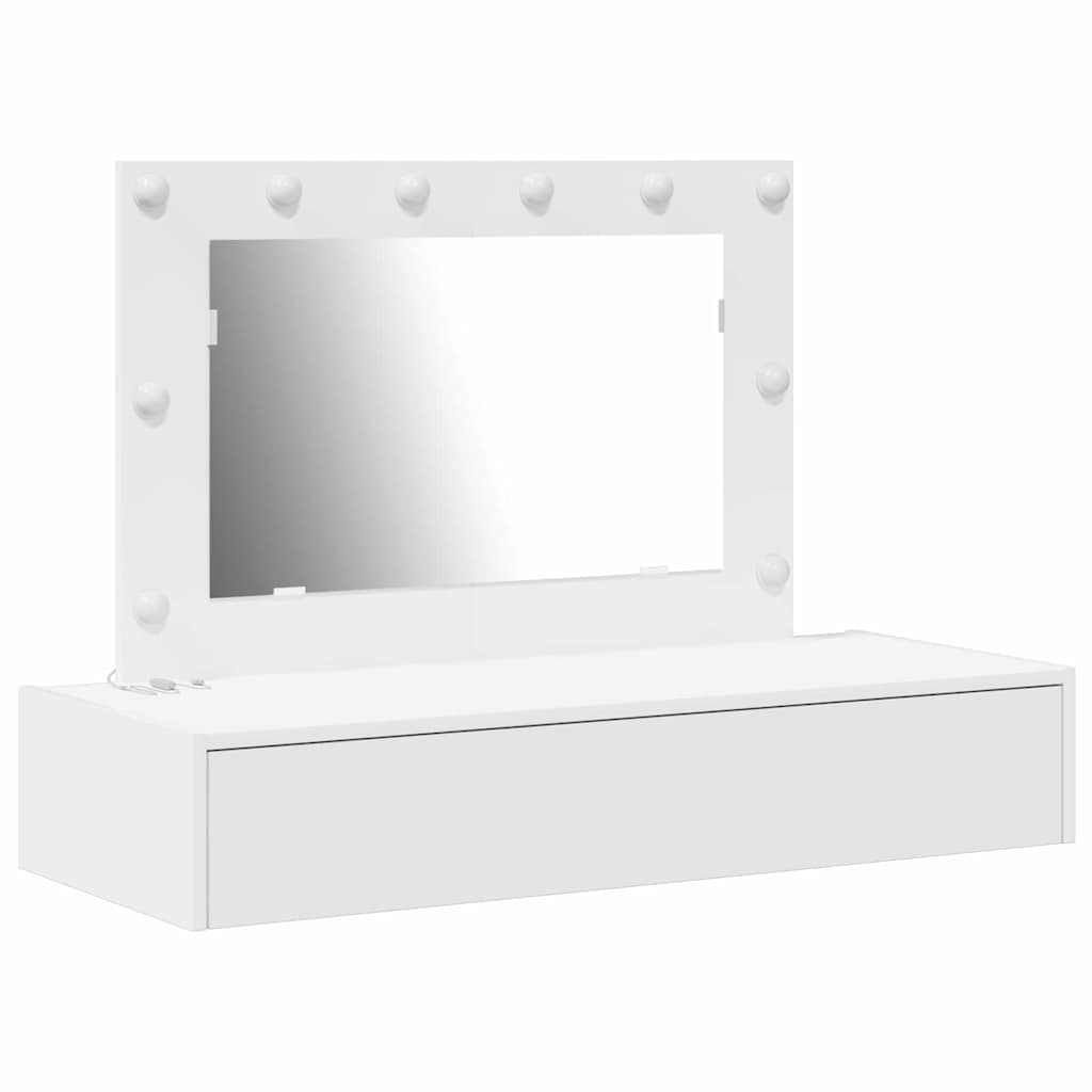 vidaXL Dressing Table White 100 x 40 x 70 cm Engineered Wood