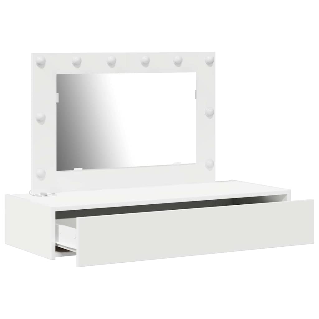 vidaXL Dressing Table White 100 x 40 x 70 cm Engineered Wood