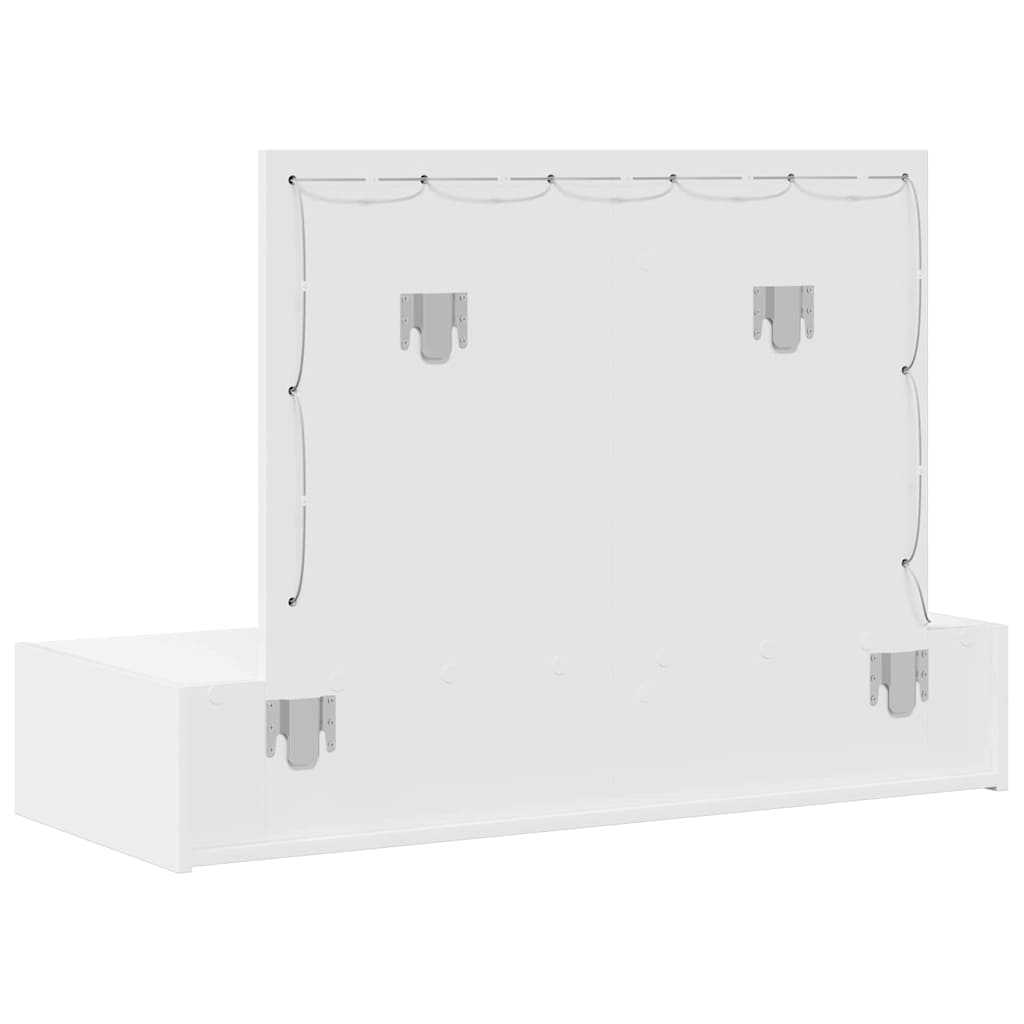 vidaXL Dressing Table White 100 x 40 x 70 cm Engineered Wood