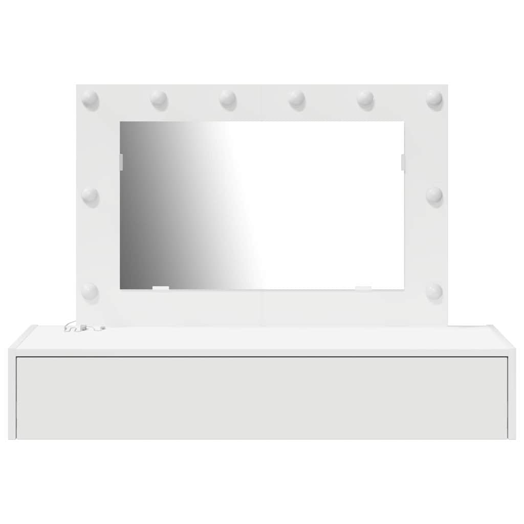 vidaXL Dressing Table White 100 x 40 x 70 cm Engineered Wood