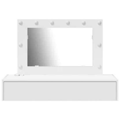 vidaXL Dressing Table White 100 x 40 x 70 cm Engineered Wood