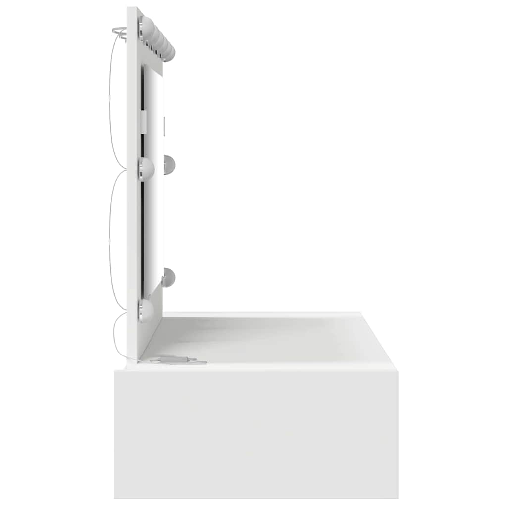 vidaXL Dressing Table White 100 x 40 x 70 cm Engineered Wood