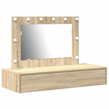 vidaXL Dressing Table Brown 100 x 40 x 70 cm Engineered Wood