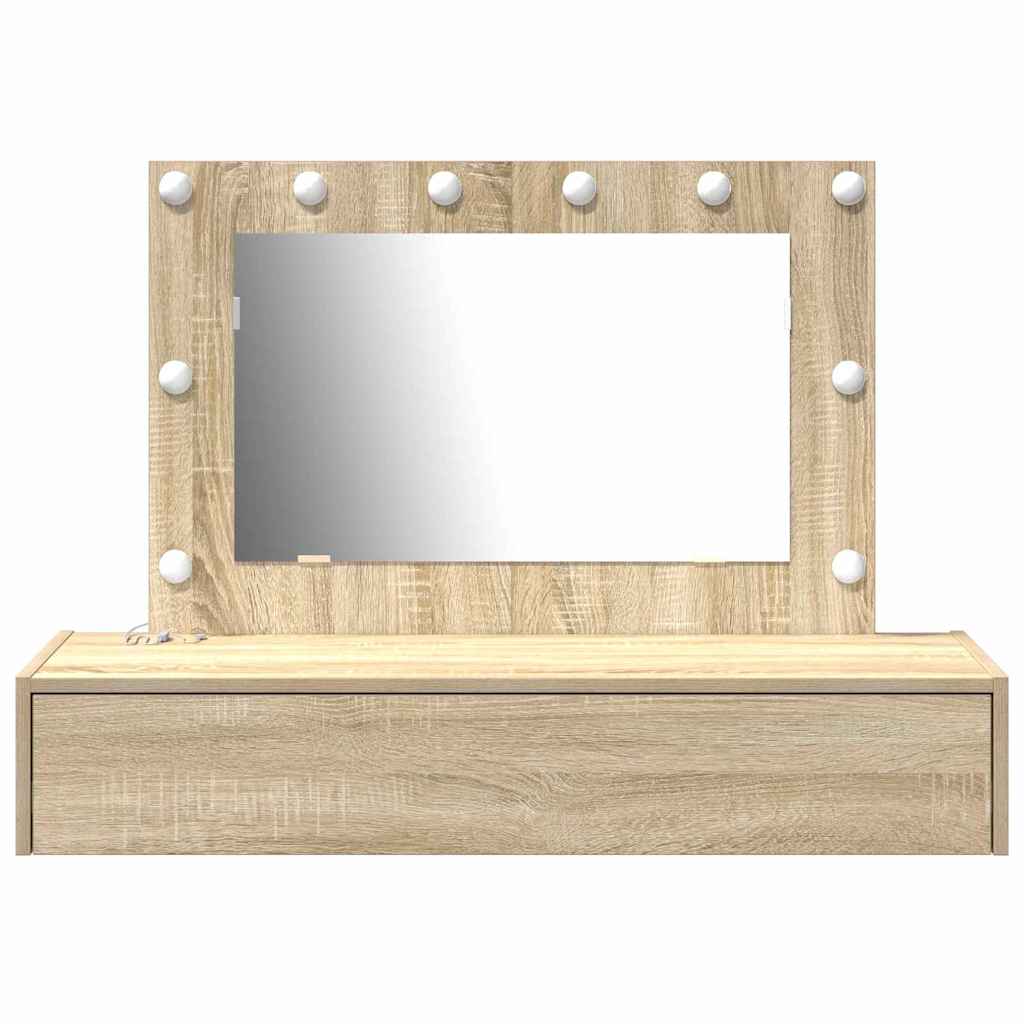 vidaXL Dressing Table Brown 100 x 40 x 70 cm Engineered Wood