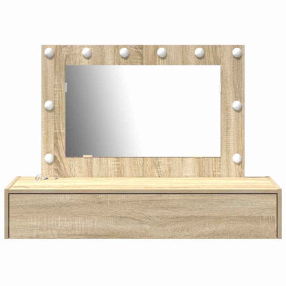 vidaXL Dressing Table Brown 100 x 40 x 70 cm Engineered Wood