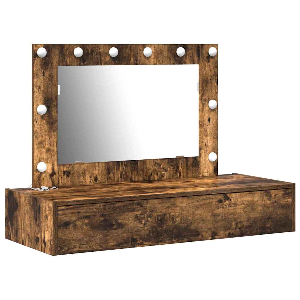 vidaXL Dressing Table Brown 100 x 40 x 70 cm Engineered Wood