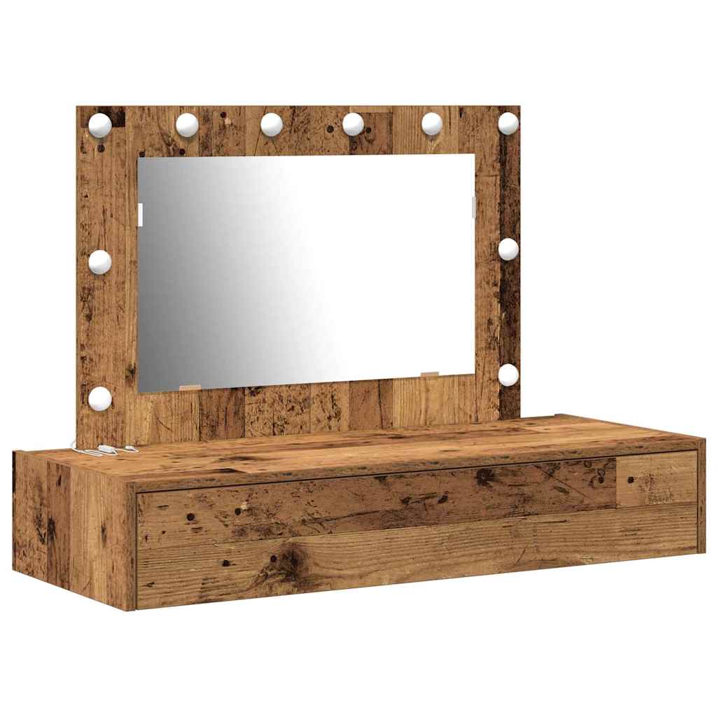 vidaXL Dressing Table Brown 100 x 40 x 70 cm Engineered Wood
