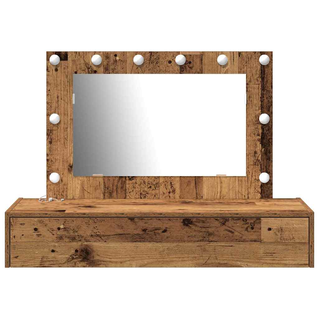 vidaXL Dressing Table Brown 100 x 40 x 70 cm Engineered Wood