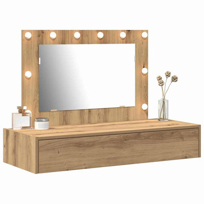 vidaXL Dressing Table Brown 100 x 40 x 70 cm Engineered Wood