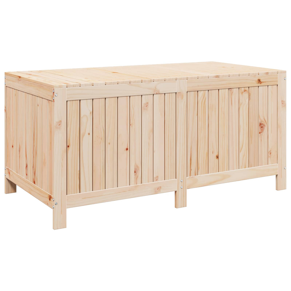 vidaXL Garden Storage Box 359 L Solid Pine Wood 146.5 x 68 x 63 cm