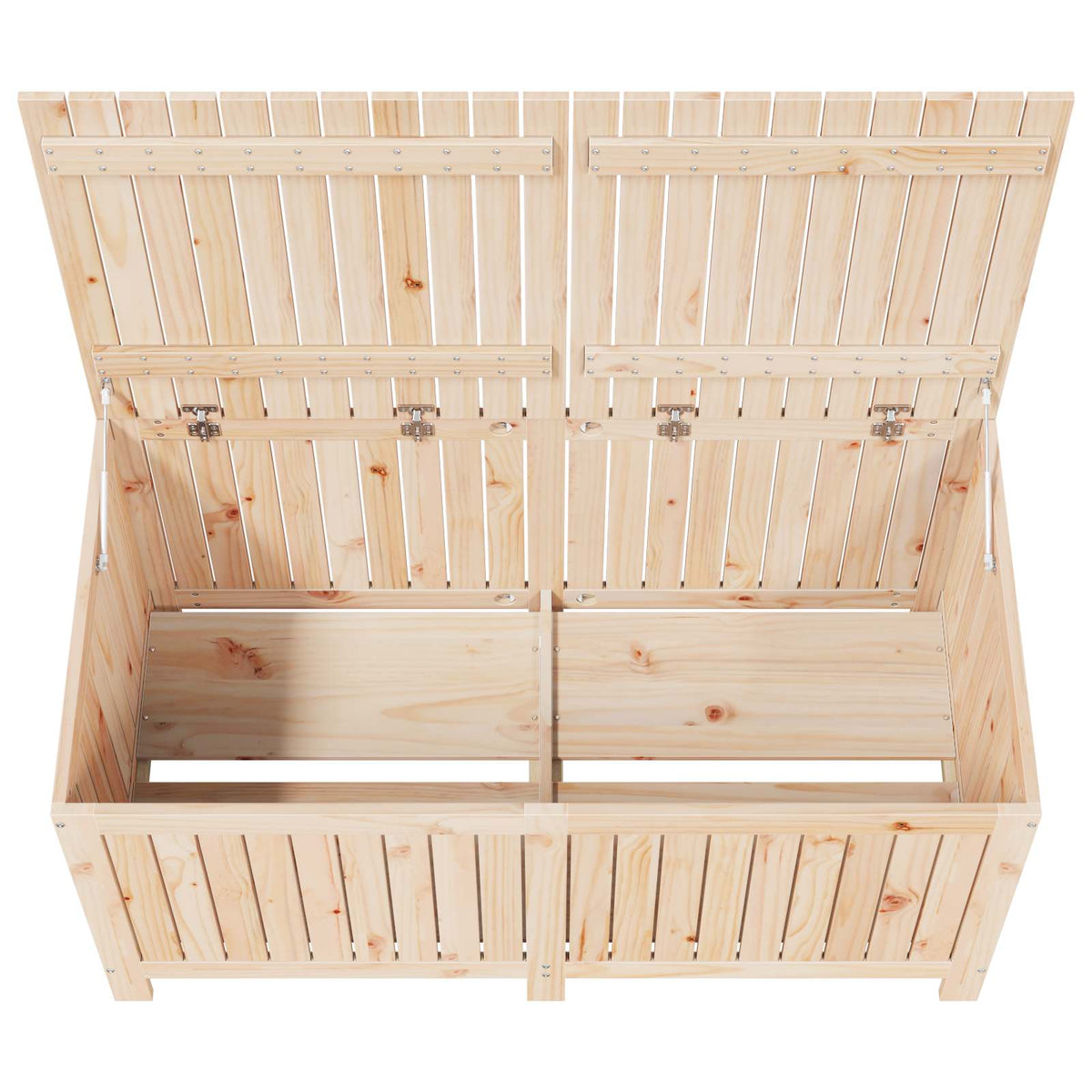 vidaXL Garden Storage Box 359 L Solid Pine Wood 146.5 x 68 x 63 cm