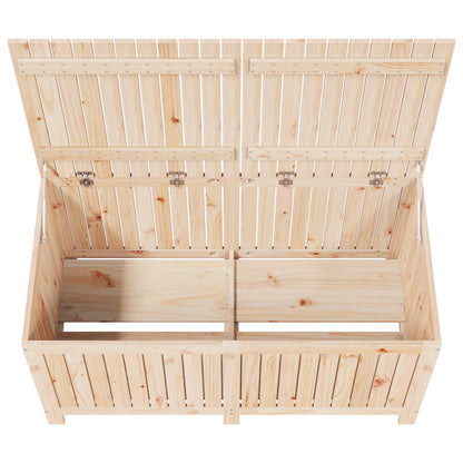 vidaXL Garden Storage Box 359 L Solid Pine Wood 146.5 x 68 x 63 cm