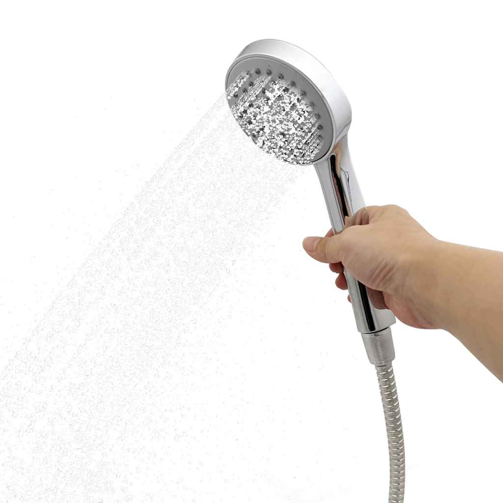 vidaXL Outdoor Solar shower Black 217 cm PVC and Aluminium