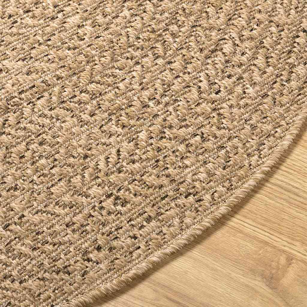 vidaXL Rug ZIZUR Brown 170 x 120 cm Polypropylene
