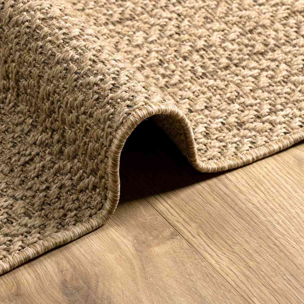 vidaXL Rug ZIZUR Brown 170 x 120 cm Polypropylene