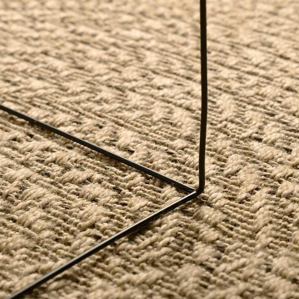 vidaXL Rug ZIZUR Brown 170 x 120 cm Polypropylene