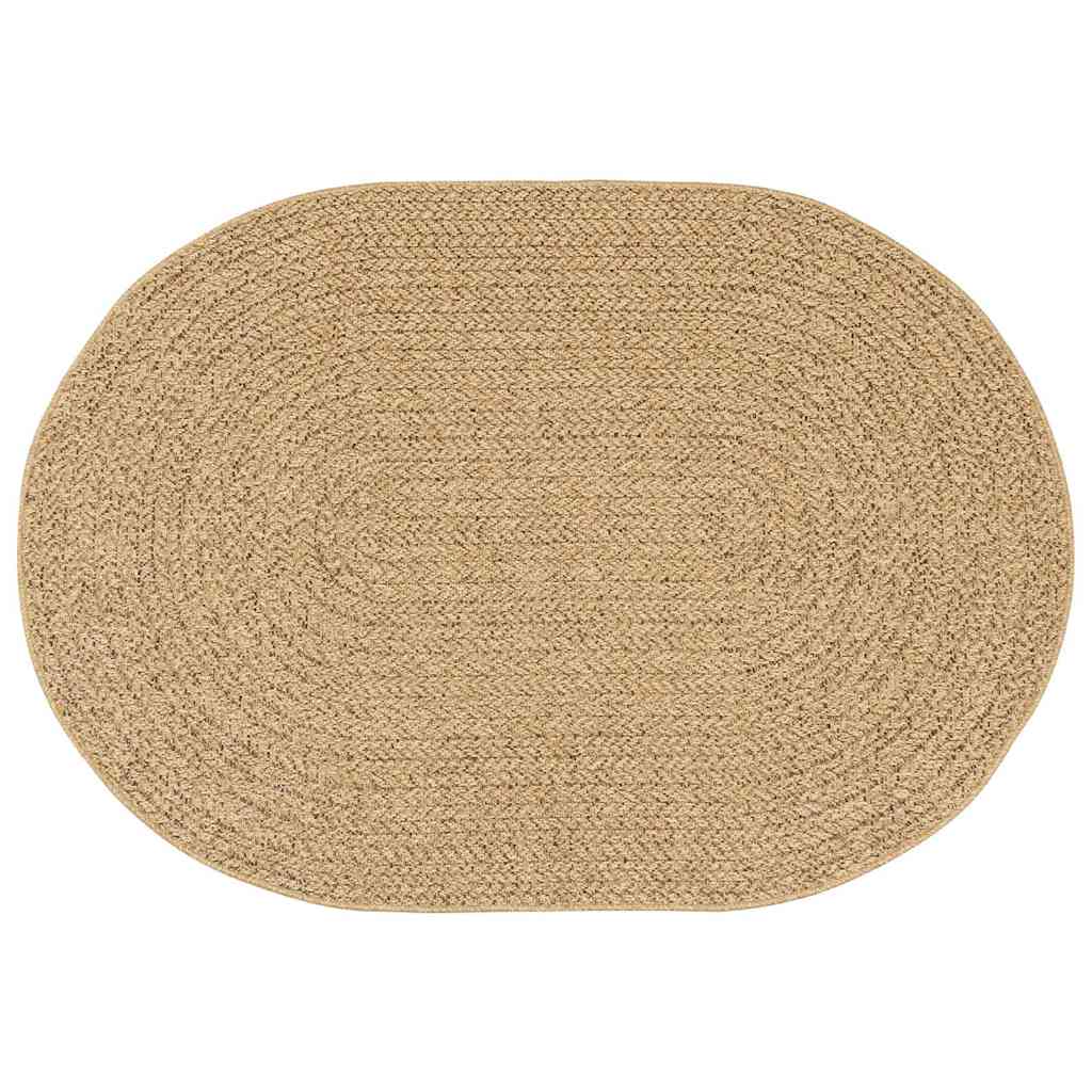 vidaXL Rug ZIZUR Brown 170 x 120 cm Polypropylene
