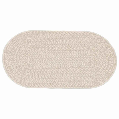 vidaXL Rug ZIZUR Cream 150 x 80 cm Polypropylene