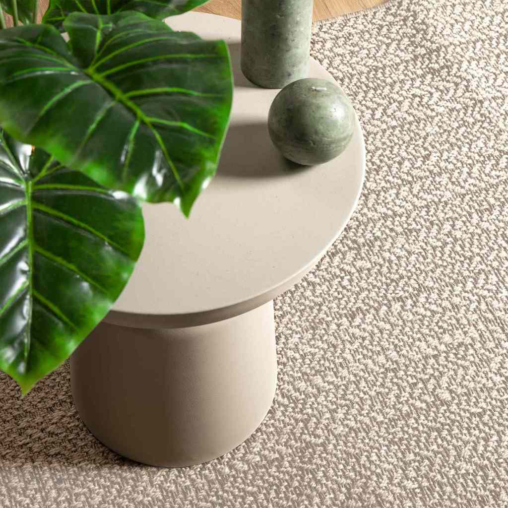 vidaXL Rug ZIZUR Cream 200 x 100 cm Polypropylene