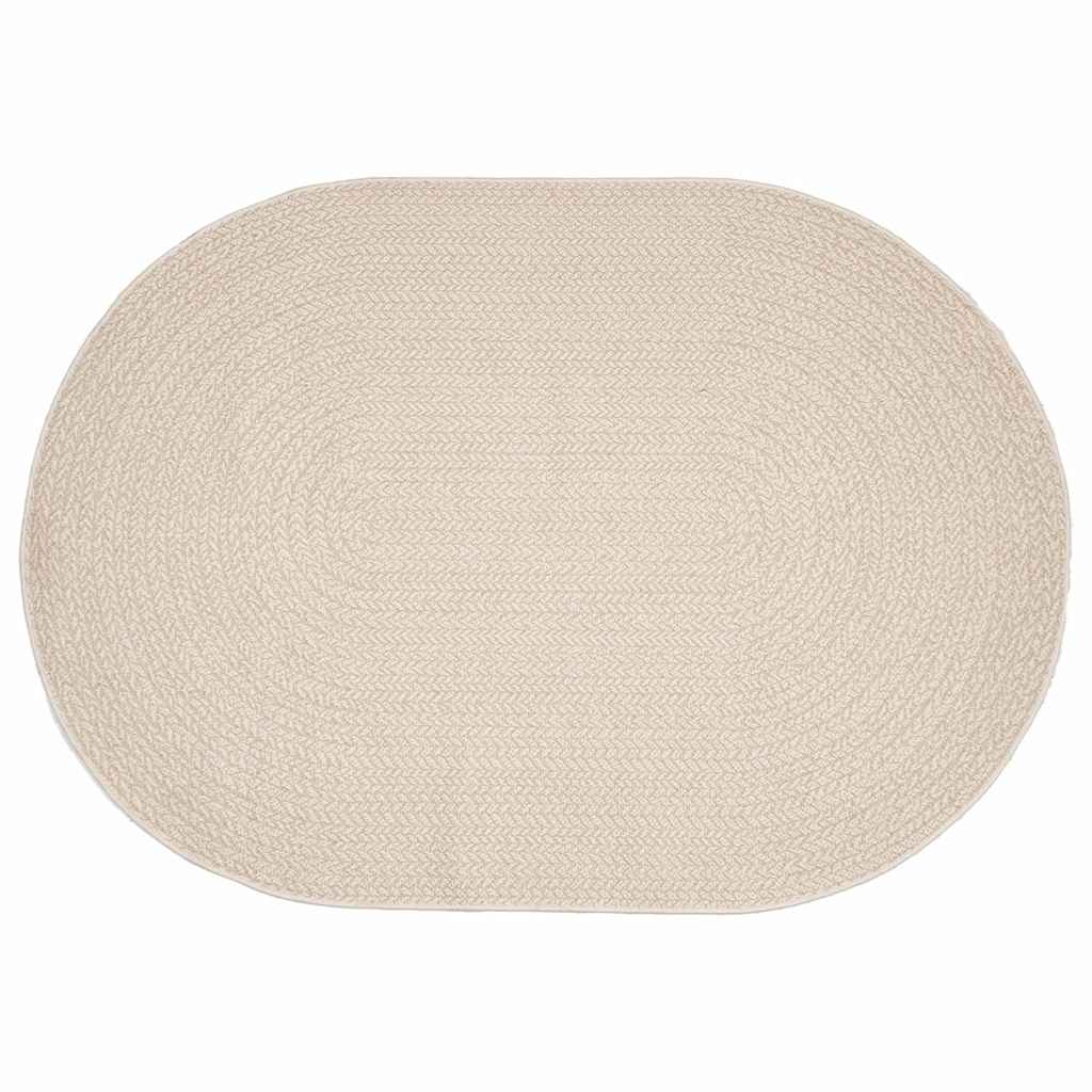 vidaXL Rug ZIZUR Cream 200 x 140 cm Polypropylene