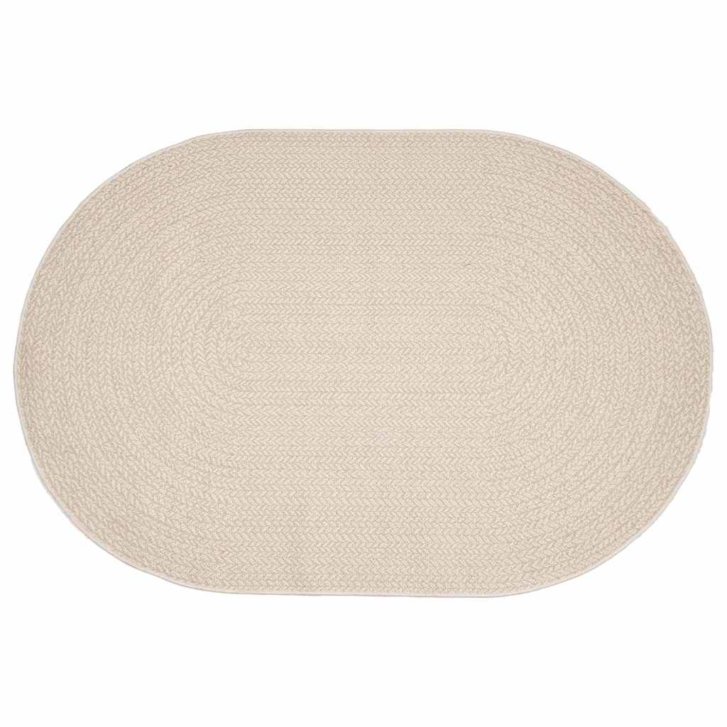 vidaXL Rug ZIZUR Cream 230 x 160 cm Polypropylene