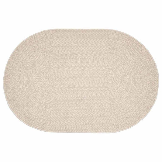 vidaXL Rug ZIZUR Cream 230 x 160 cm Polypropylene