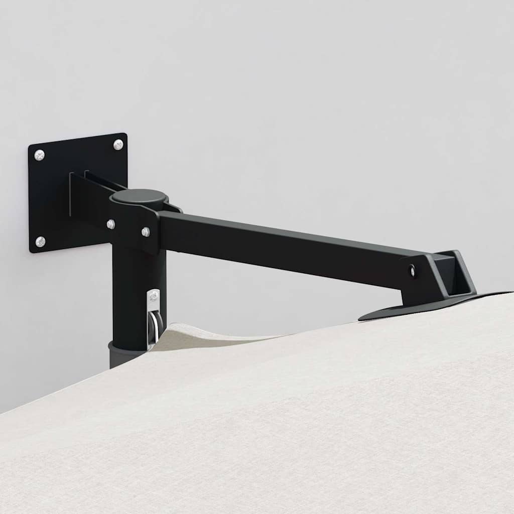 vidaXL Garden Parasol Sand 248 x 248 x 148 cm Polyester and Steel