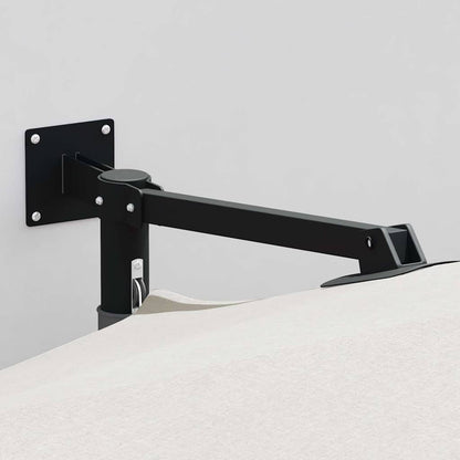 vidaXL Garden Parasol Sand 248 x 248 x 148 cm Polyester and Steel