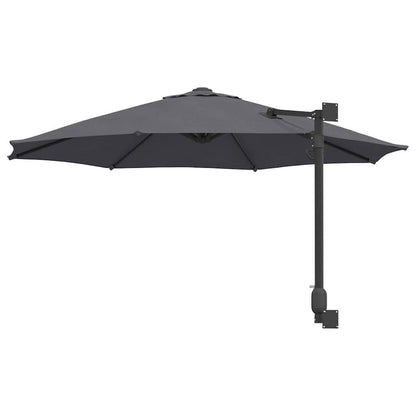 vidaXL Garden Parasol Anthracite 248 x 248 x 148 cm