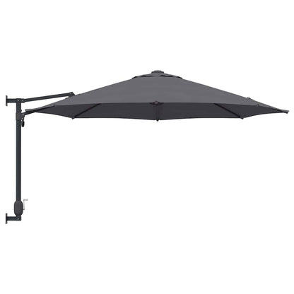 vidaXL Garden Parasol Anthracite 248 x 248 x 148 cm