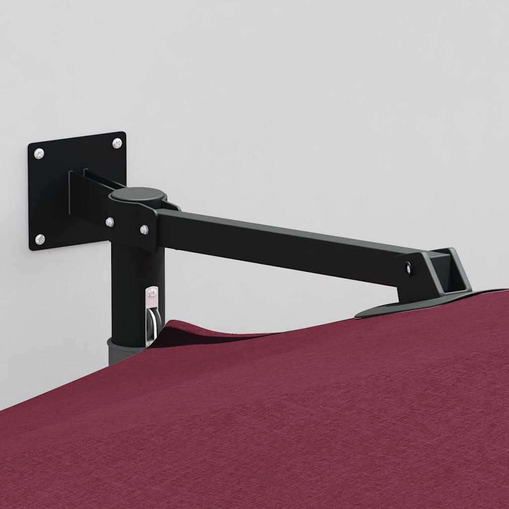 vidaXL Garden Parasol Bordeaux Red 248 x 248 x 148 cm