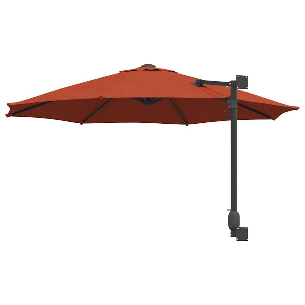 vidaXL Garden Parasol Terracotta 248 x 248 x 148 cm