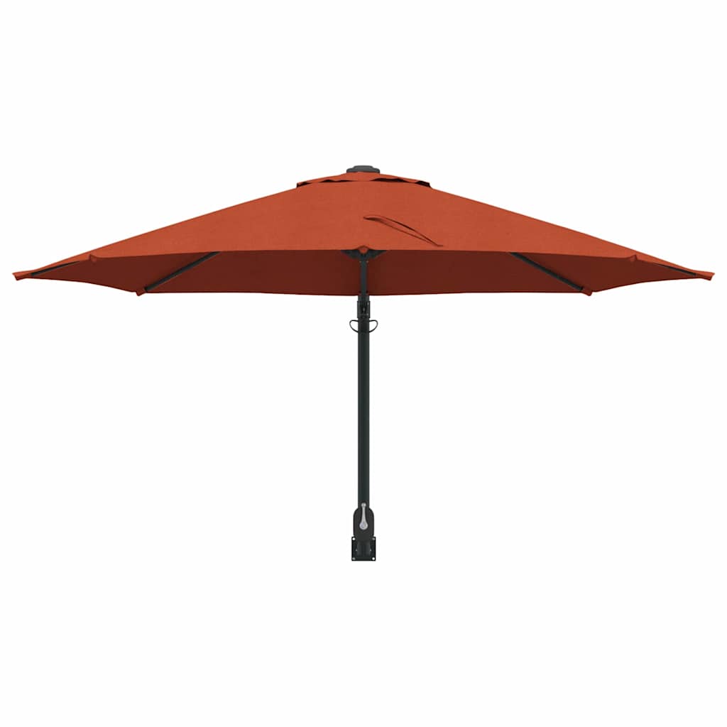vidaXL Garden Parasol Terracotta 248 x 248 x 148 cm