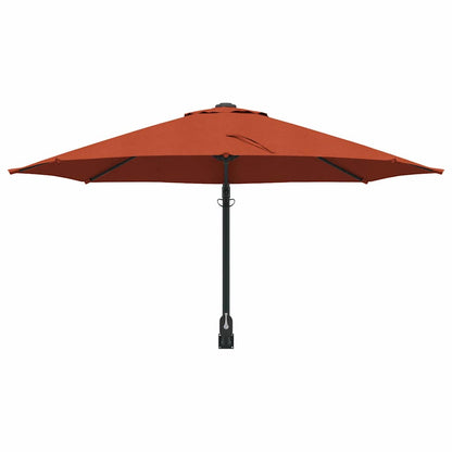 vidaXL Garden Parasol Terracotta 248 x 248 x 148 cm