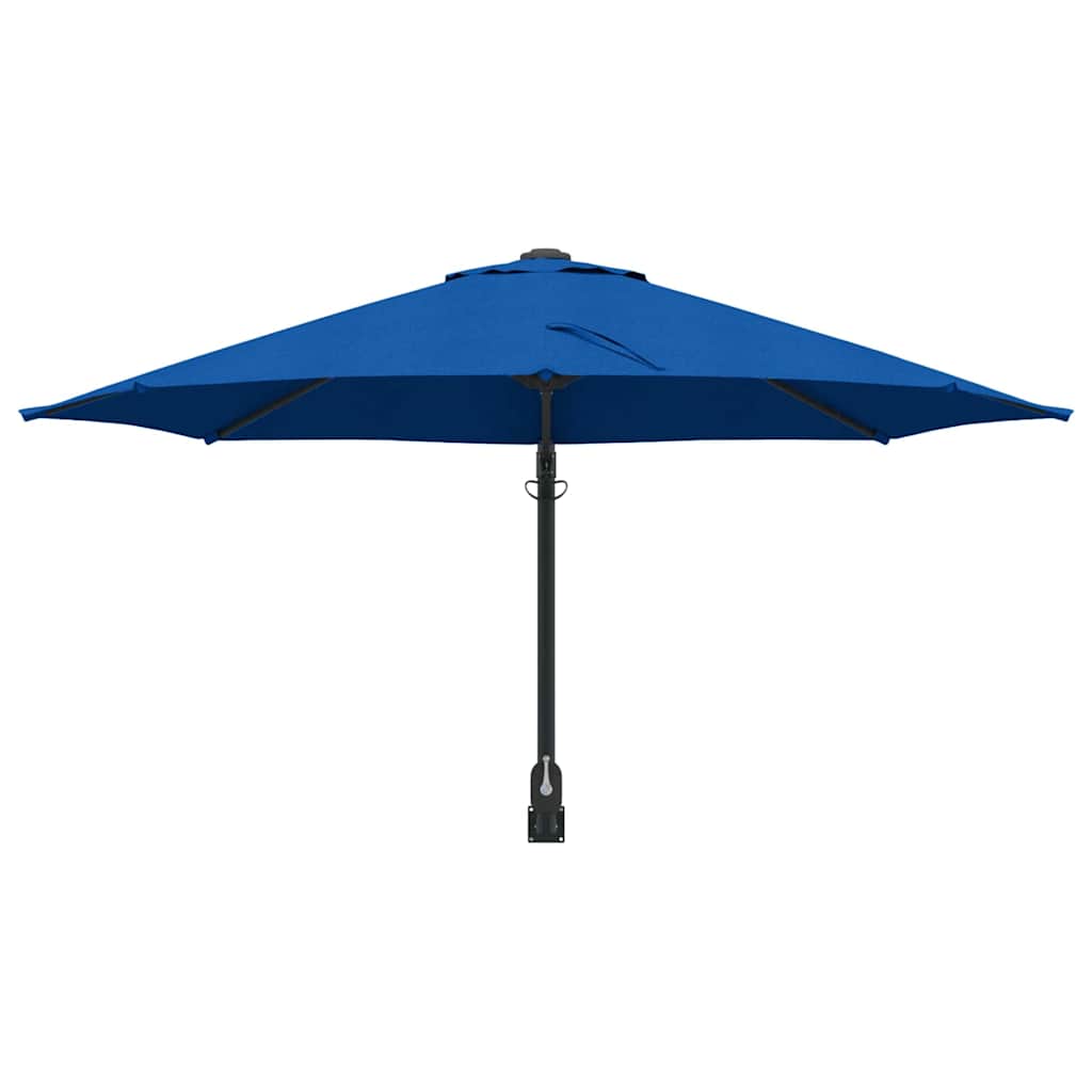 vidaXL Garden Parasol Azurblau 248 x 248 x 148 cm Polyester and Steel