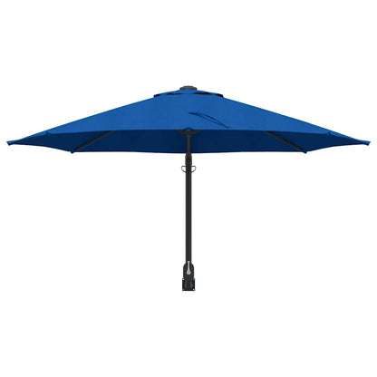 vidaXL Garden Parasol Azurblau 248 x 248 x 148 cm Polyester and Steel