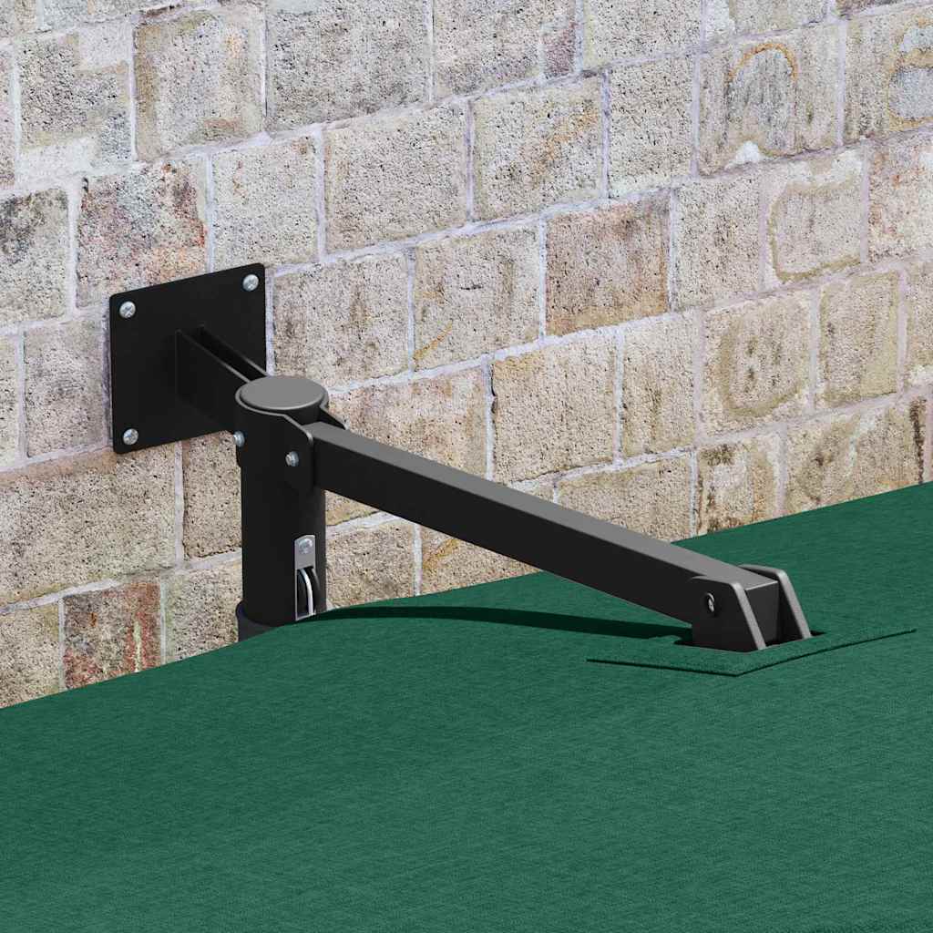 vidaXL Garden Parasol Green 248.5 x 247.5 x 160 cm Polyester and Steel