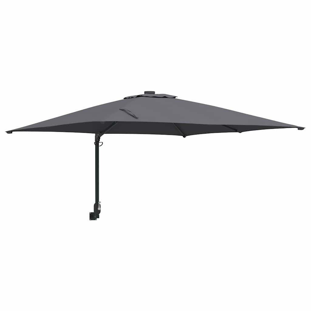 vidaXL Garden Parasol Anthracite 248.5 x 247.5 x 160 cm