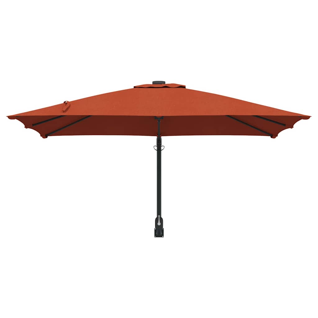 vidaXL Garden Parasol Terracotta 248.5 x 247.5 x 160 cm