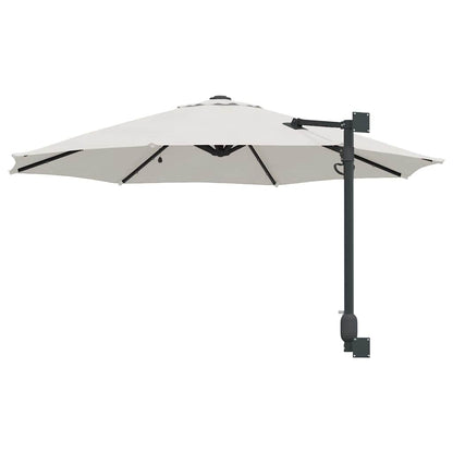 vidaXL Garden Parasol Sand 248 x 248 x 148 cm Polyester and Steel