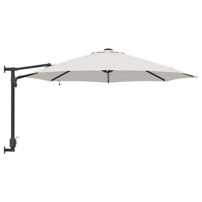 vidaXL Garden Parasol Sand 248 x 248 x 148 cm Polyester and Steel