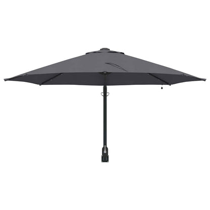 vidaXL Garden Parasol Manual Anthracite 248 x 248 x 148 cm
