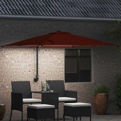 vidaXL Garden Parasol Terracotta 248.5 x 247.5 x 160 cm