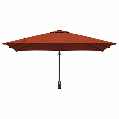 vidaXL Garden Parasol Terracotta 248.5 x 247.5 x 160 cm
